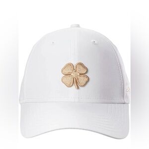 Black Clover Women's Hollywood Adjustable Toggle Golf Hat Rose Gold Clover (R79)